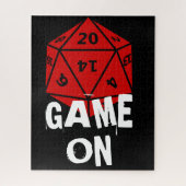 20 Sided Die - Gamer Legpuzzel (Verticaal)