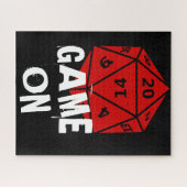 20 Sided Die - Gamer Legpuzzel (Horizontaal)