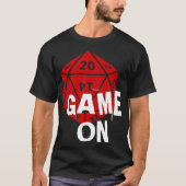 20 Sided Die - Gamer T-shirt (Voorkant)
