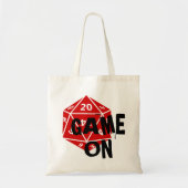 20 Sided Die - Gamer Tote Bag (Voorkant)