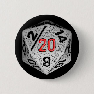 20 Sided Games — Button — alleen Dice