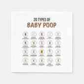 20 soorten Baby-poep (50) Papieren servetten (Voorkant)