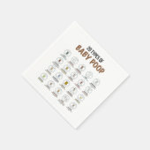 20 soorten Baby-poep (50) Papieren servetten (Hoek)