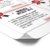 20 stappen om om het even welk Poster van de Kaart (Hoek)