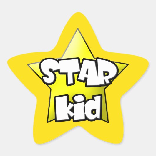 20 sterren Kind Sticker (Voorkant)