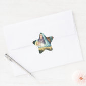 20 Sterstickers Maria en Jezus Ster Sticker (Envelop)