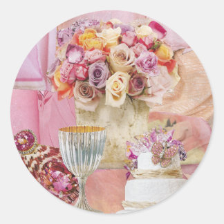 20 Sticker in Roze-schaduwen