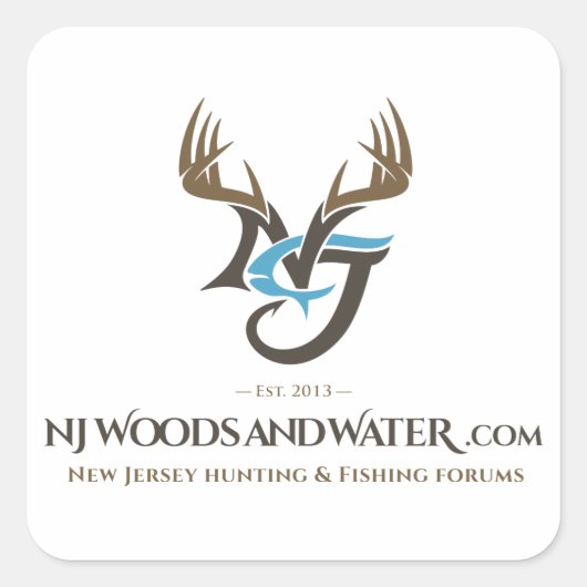 20 stickers met NJWAW logo (Voorkant)