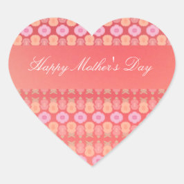 20 Stuk Hart Vorm Moederdag Stickers