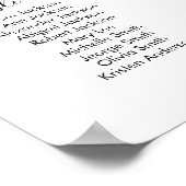 20 Tafels Welkom Bruiloft 200 Gasten Zitkaart Poster (Hoek)