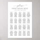 20 Tafels Zoek uw zithoek Poster (Voorkant)