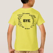 20 talen t-shirt (Achterkant)