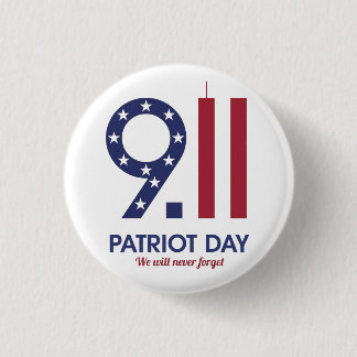 20 th Anniversary 9/11 NeveForget T-Shirt Keychain Ronde Button 3,2 Cm