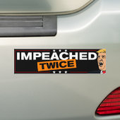 20 Trump-antitrump met 2-term vervaldatum Bumpersticker (Op auto)