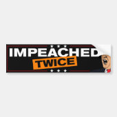 20 Trump-antitrump met 2-term vervaldatum Bumpersticker (Voorkant)