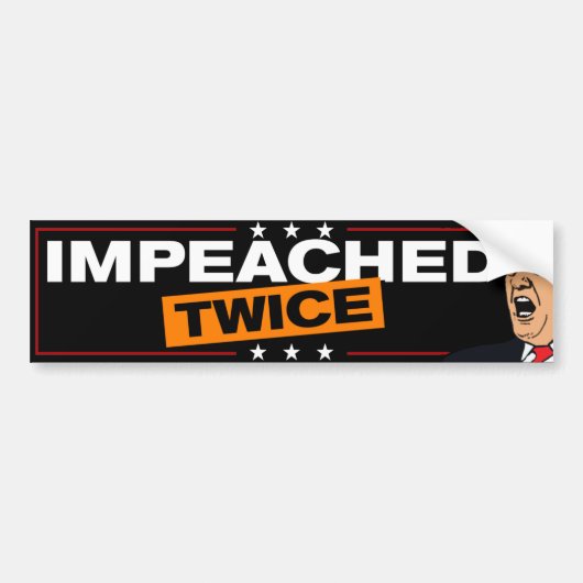 20 Trump-antitrump met 2-term vervaldatum Bumpersticker (Voorkant)