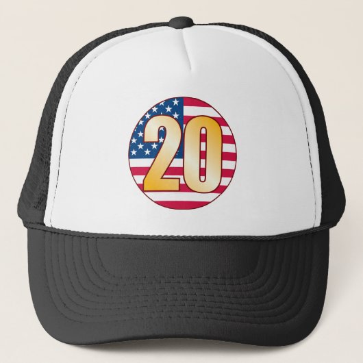 20 USA Gold Trucker Pet (Voorkant)