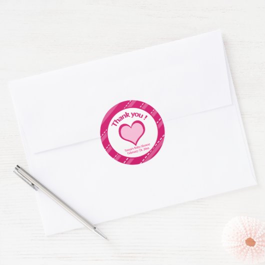 20 Valentijnsdag Hartelijk dank, Stickers (Envelop)