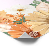 20% Verkoopteken, Lente Verkoop Poster, Roze Bloem Poster (Hoek)