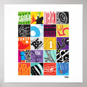 20 vierkantsproject I Poster