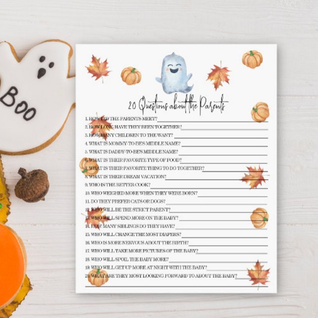 20 Vragen over de Ouders baby shower spel (Creator heeft geüpload)