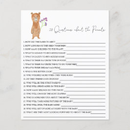 20 Vragen over de wedstrijd Parents baby shower