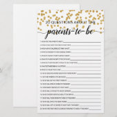 20 Vragen over de wedstrijd Parents Baby shower (Voorkant / Achterkant)