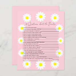 20 Vragen over de wedstrijd Parents baby shower