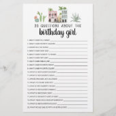 20 Vragen over het 'goudmeisje' Editable game (Voorkant)