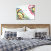 20"x16"x1.5"Uitgerekt Canvas "Creatie van T-Rex" Afdruk (Insitu (Slaapkamer))