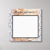 20 "x20" Handtekening Canvas land schuur hout kant (Voorkant)