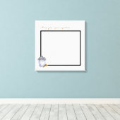 20 "x20" Handtekening Canvas Zomer Land Wedding Ru (Insitu (Houten vloer))