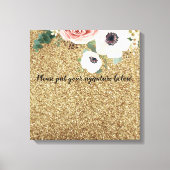 20 x20 inch Handtekening Canvas Geometric Garden R (Voorkant)