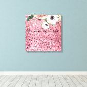 20 x20 inch Handtekening Canvas Geometric Garden R (Insitu (Houten vloer))