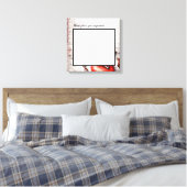 20 x20-inch Handtekening Canvas landsleutel voor m (Insitu (Slaapkamer))