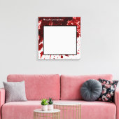 20 "x20" Signature Canvas Bloed Splatter Vampire G (Insitu (Woonkamer))