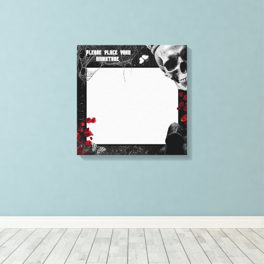 20 "x20" Signature Canvas Haunting Adeline Zade Me Afdruk (Insitu (Houten vloer))