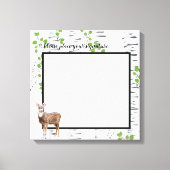 20 "x20" Signature Canvas Herten Doe Buck Woodland (Voorkant)