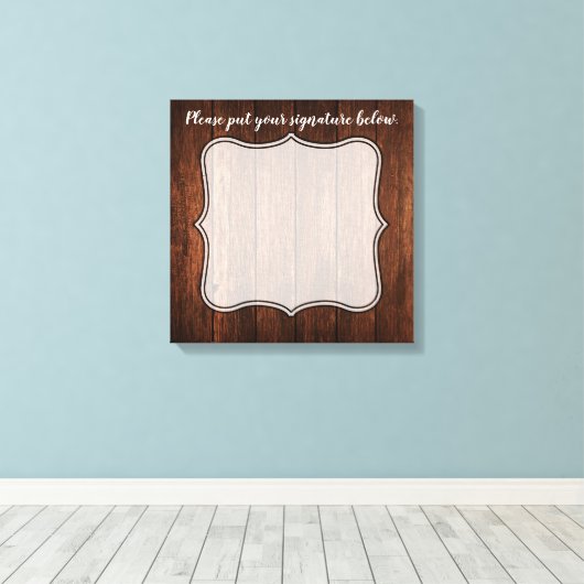 20 "x20" Signature Canvas Schuur Hout Landelijk Ru (Insitu (Houten vloer))