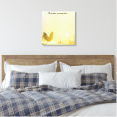 20 "x20" Signature Canvas Sunny Morning Boerderij  (Insitu (Slaapkamer))
