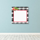 20 "x20" Signature Canvas XMAS Truck Baffalo Plaid (Insitu (Houten vloer))