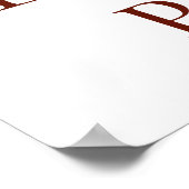 20"x28" Standaard Halfglans Poster (Hoek)