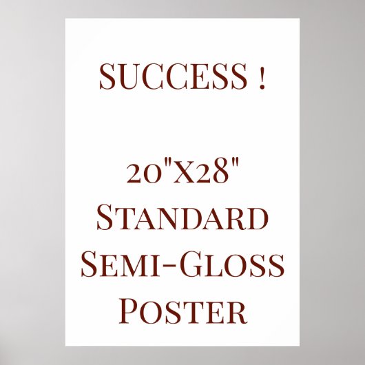 20"x28" Standaard Halfglans Poster (Voorkant)
