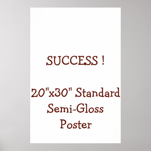 20"x30" Standaard Halfglans Poster (Voorkant)