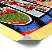 20 x 16 Groeten uit Californië Poster (Hoek)