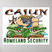 20 x 16-inch Cajun Homeland Security POSTER (Voorkant)