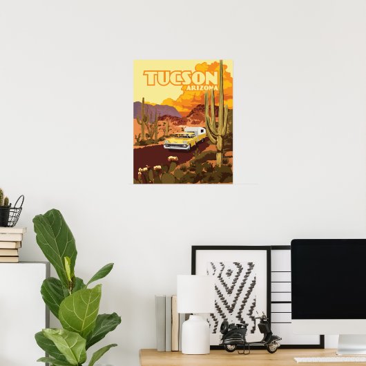 20 x 16 inch Camper Poster (Thuiskantoor)