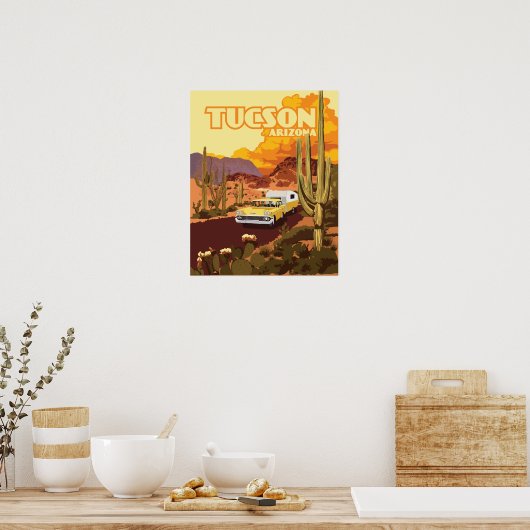 20 x 16 inch Camper Poster (Keuken)