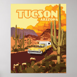 20 x 16 inch Camper Poster