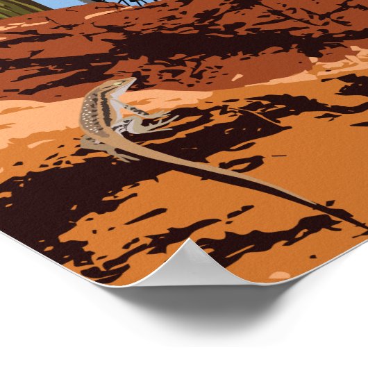 20 x 16-inch mountainbiking poster (Hoek)